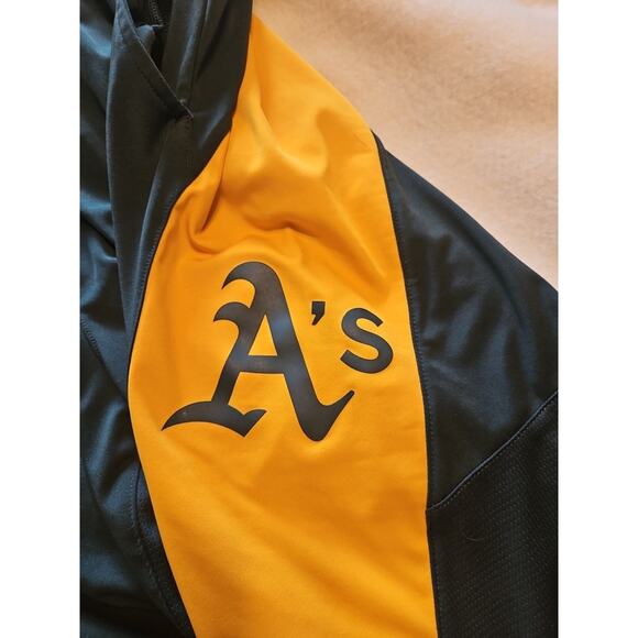 Oakland A's Mesh Shorts Mens Size LARGE Green - Picture 4 of 8